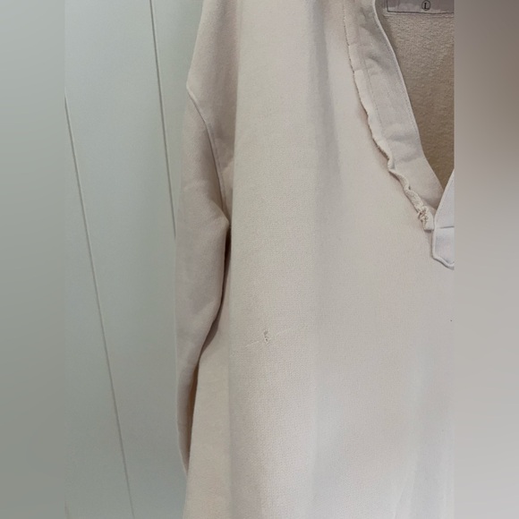 Frank & Eileen NWOT Sweatshirt V-Neck Long Sleeves Size L Pink - Picture 13 of 13